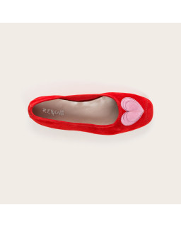 Ballerines Holove en cuir velours – Élégance & confort | Reqins