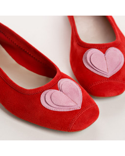 Ballerines Holove en cuir velours – Élégance & confort | Reqins