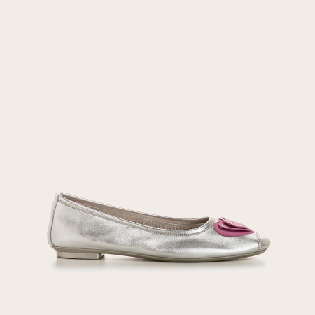 Ballerines argentées Holove | Reqins