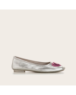 Ballerines argentées Holove | Reqins