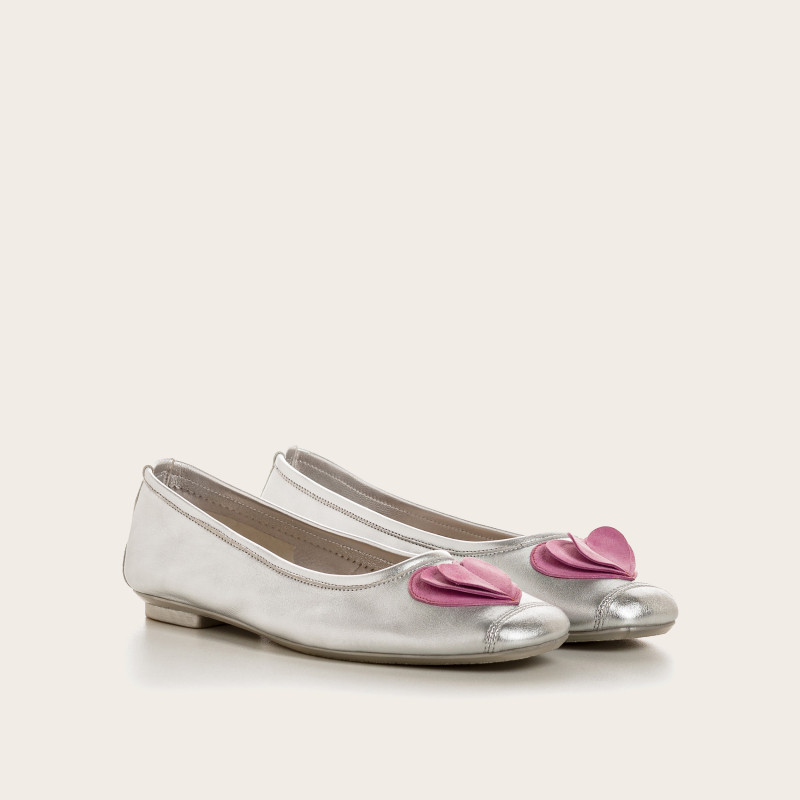 Ballerines argentées Holove | Reqins