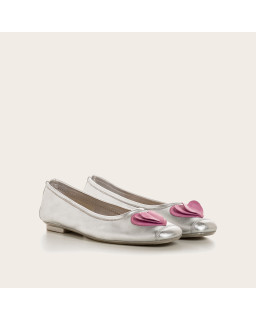 Ballerines argentées Holove | Reqins