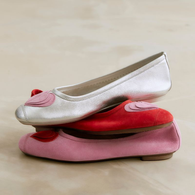Ballerines argentées Holove | Reqins