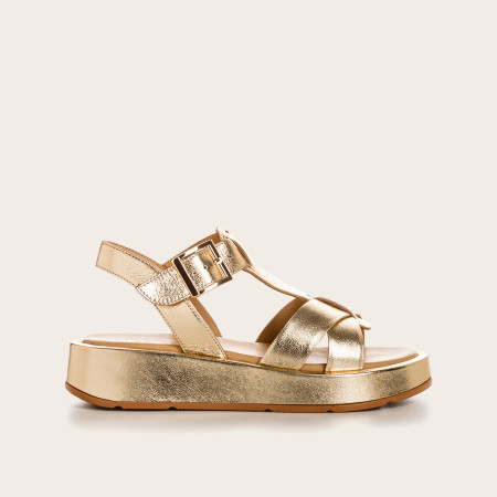 Wanda Metallic Sandals | Reqins