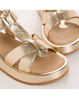 Wanda Metallic Sandals | Reqins