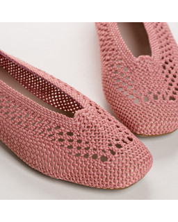 Ballerinas Hanaba - Braided crochet women's shoes | Reqins