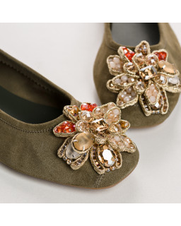 Ballerines Hezia | Élégance en cuir velours signée Reqins