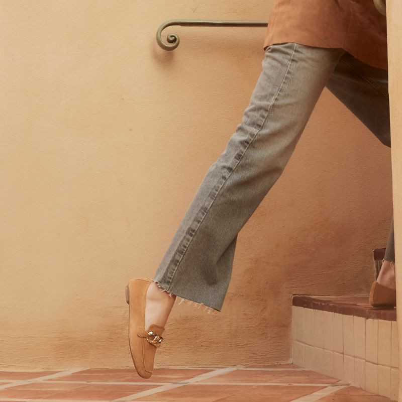 Mocassins Hilda en cuir velours | Élégance & confort – Reqins