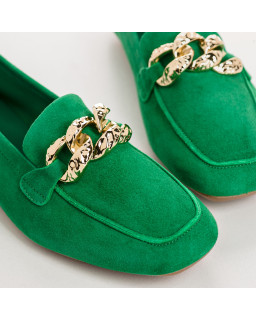 Hilda leather moccasins velvet | Elegance & Comfort - Reqins