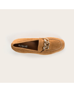 Velvet leather women's moccasins - Mallorca model | Reqins