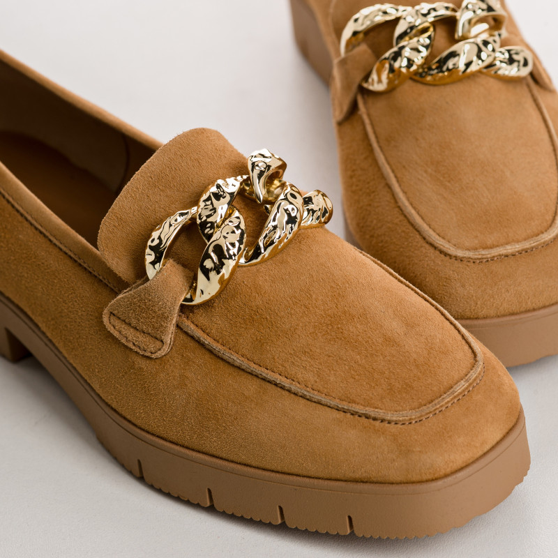 Velvet leather women's moccasins - Mallorca model | Reqins