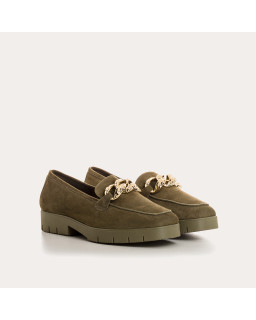 Velvet leather women's moccasins - Mallorca model | Reqins