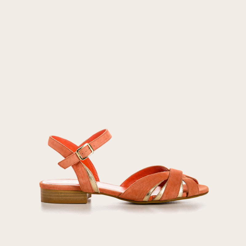 Sandales Palma en cuir velours éclat – Élégance & confort | Reqins