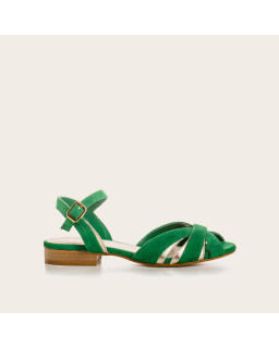 Sandales Palma en cuir velours éclat – Élégance & confort | Reqins