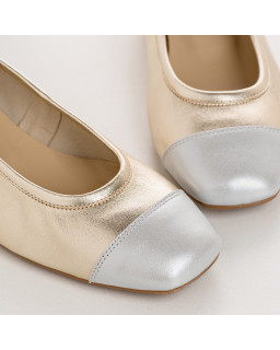 Kana Pearly Women's Ballerinas - Leather Elegance and Comfort