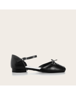 Babies Sweetheart Black Leather | Reqins