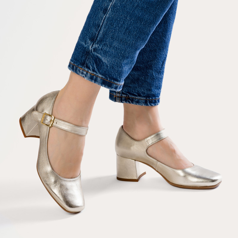 Emparpins Babies Woman Shine Metallic Leather - Galante | Reqins