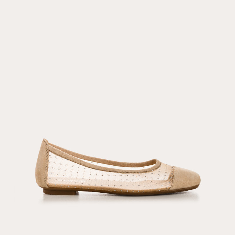 Ballerines HALCINE - chaussures femme en tulle | REQINS