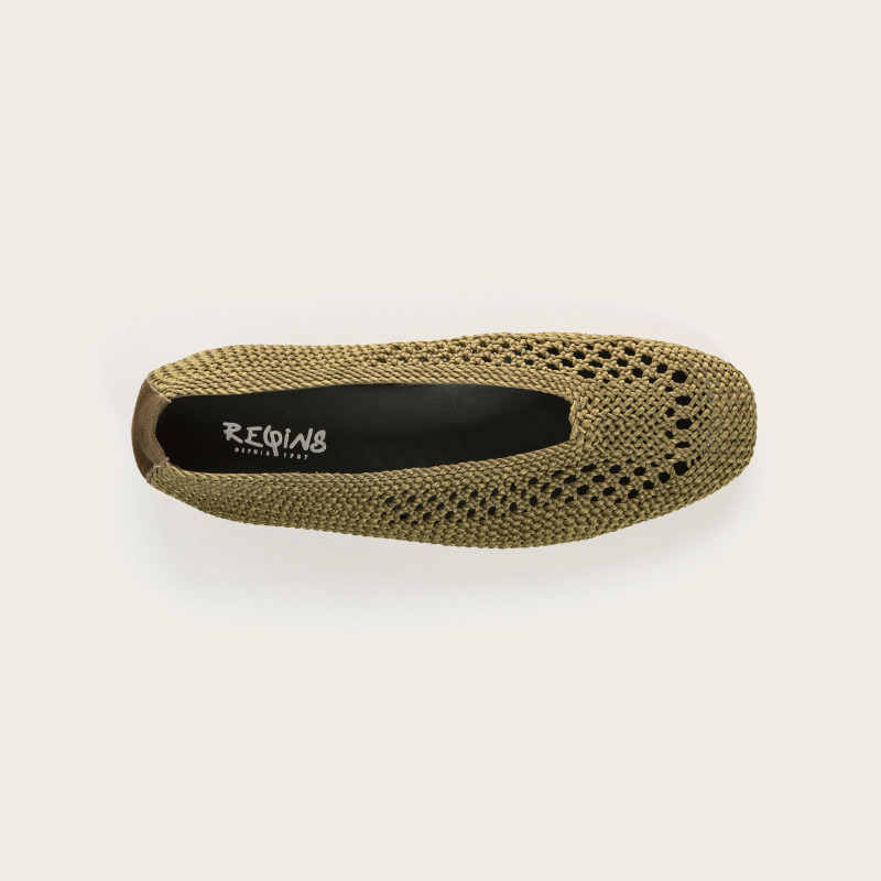 Ballerines HANABA - chaussures femme en crochet tressé | REQINS