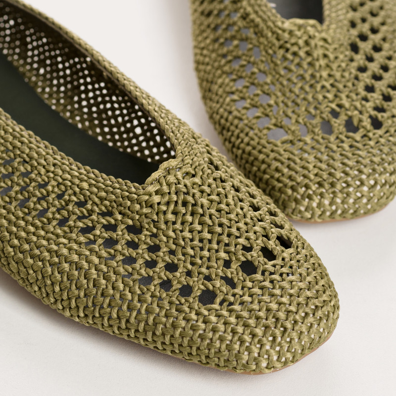 Ballerines HANABA - chaussures femme en crochet tressé | REQINS