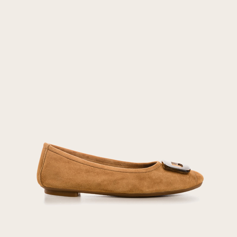 Halmane Ballerinas Velvet Leather | Reqins