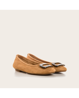 Halmane Ballerinas Velvet Leather | Reqins