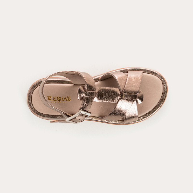 Wanda Metallic Sandals | Reqins