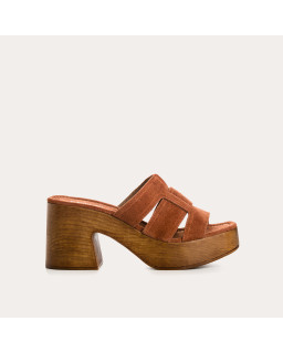 Velvet leather mules - elegant and comfortable - Reqins