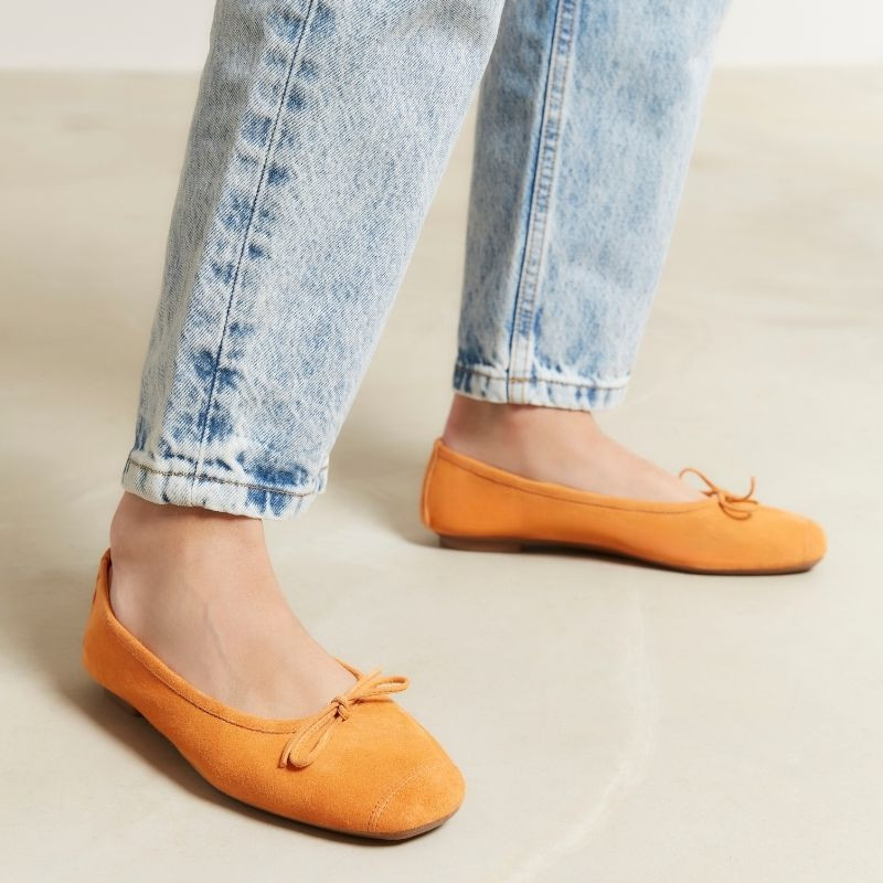 Ballerines femme en cuir souple HARMONY : Confort Premium et Elégance