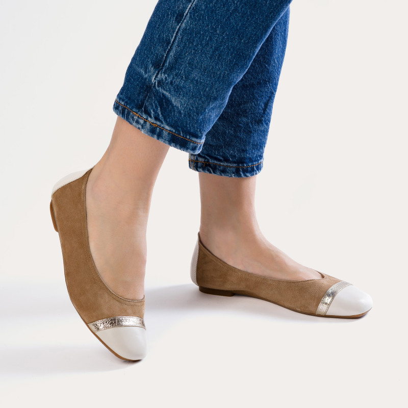 Ballerine Argentée - HONEY | Reqins