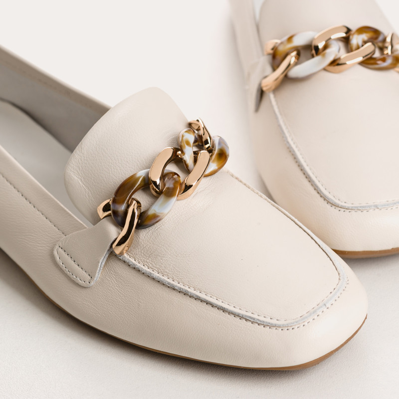 Mocassins Bijou Femme Cuir - HOREL | Reqins