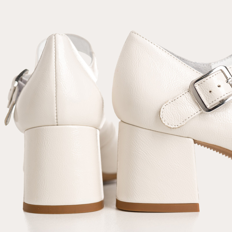 Escarpins Babies Femme Cuir Naplak - GALANTE | Reqins