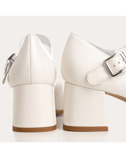 Naplak Leather Babies Leather Pumps - Galante | Reqins