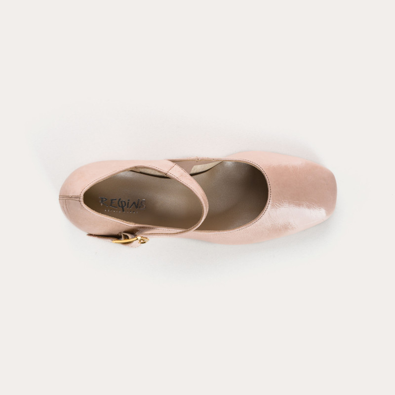 Naplak Leather Babies Leather Pumps - Galante | Reqins