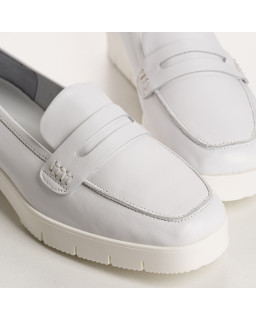 Small Leather Smooth Leather Loafers