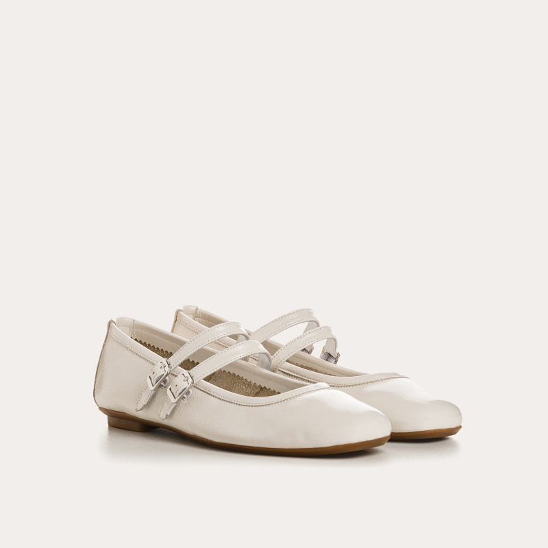 Holga Babies Naplak Varnish Leather | Retro Elegance & Comfort - Reqins