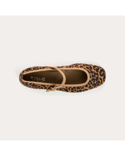 Babies Honor Leopard Velvet Leather | Reqins