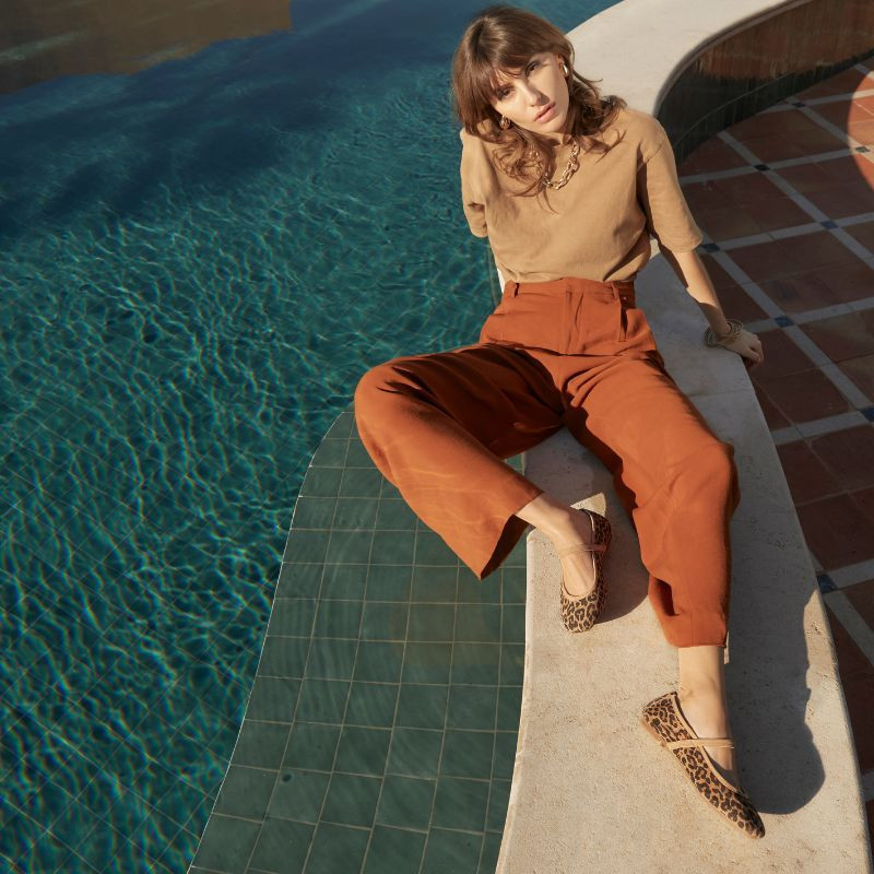 Babies Honor cuir velours léopard | Reqins