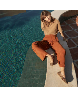 Babies Honor Leopard Velvet Leather | Reqins