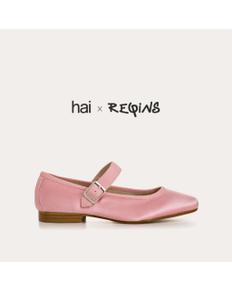 Silk babies with silver flanges and loops