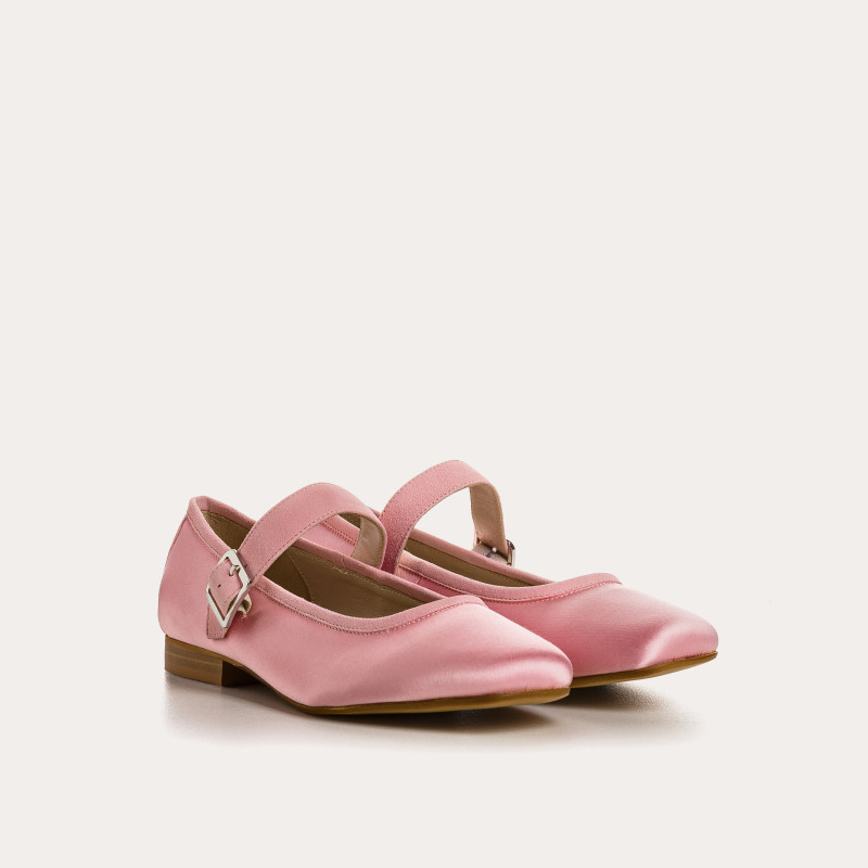 Silk babies with silver flanges and loops