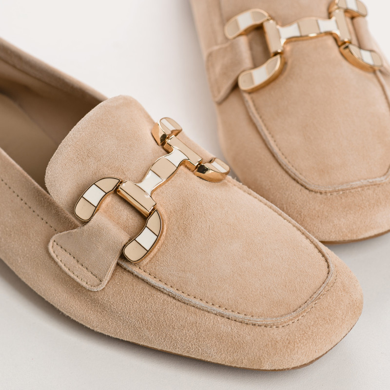 Mocassins Horphea en cuir velours | Élégance douce & confort – Reqins