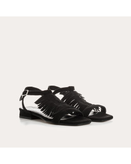 Sandales Cuba cuir velours - Bohèmes et confortables - Reqins