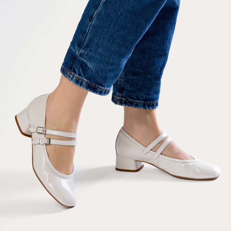 Naplak Varnished Leather Kristen Babies | Chic elegance | Reqins