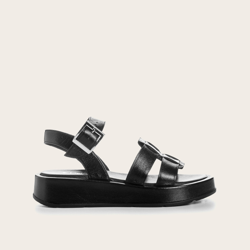 Wendy Metallic Leather Sandals | Elegance & Summer Comfort - Reqins