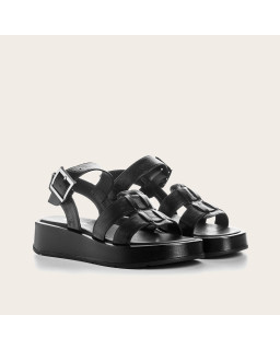 Wendy Metallic Leather Sandals | Elegance & Summer Comfort - Reqins
