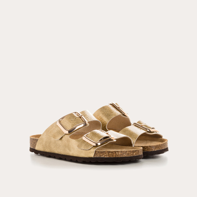 Nida mules in grained varnish leather | ELECTRANCE SUMMER & COMFORT | Reqins