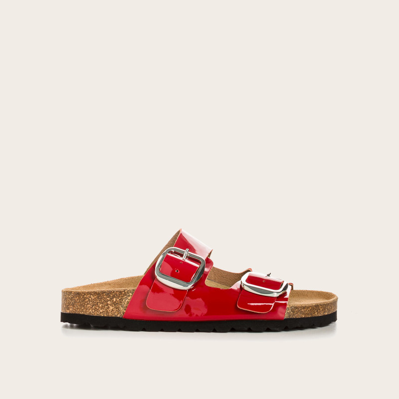 Mercure Varnish mules - Comfort and Brilliance - Reqins