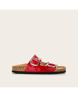 Mercure Varnish mules - Comfort and Brilliance - Reqins