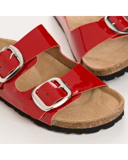 Mercure Varnish mules - Comfort and Brilliance - Reqins